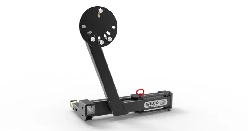 UHG32130-H – WILCO OFFROA Spare Tire Carrier, 2 Inch Receiver Hitch Mount Holds Up To 35 Inch Tire Black Universal Wi...